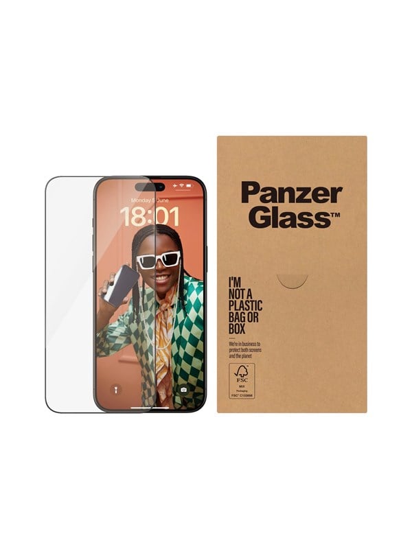 PanzerGlass - screen protector for mobile phone - ultra-wide fit
