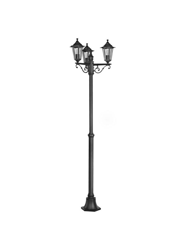 Eglo - 22145 Sokelleuchte laterna 4 schwarz E27 max 3X40W