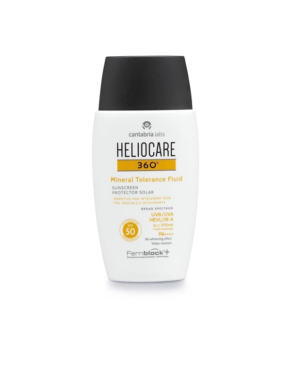 Sonnenschutzcreme für das Gesicht 360° Mineral Tolerance Fluid Spf 50 50 ml