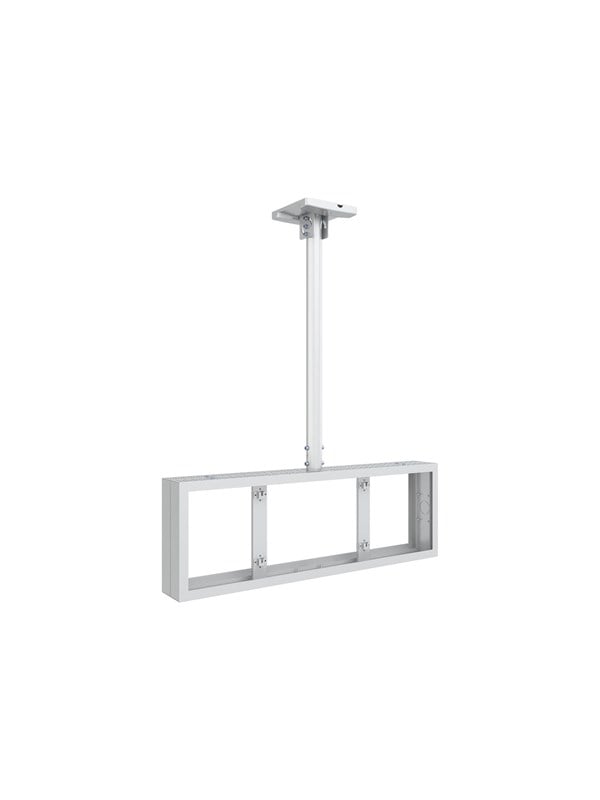 Multibrackets M Pro Series enclosure - back-to-back - for digital signage display - universal theft protect - white RAL 9005 - Max 25 kg - recommended for 37"