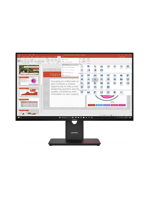 27 Lenovo ThinkVision T27-40 - 1920x1080 FHD - 120Hz - IPS - 15W USB-C