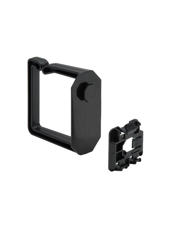 Eaton Tripp Lite Series Cable Management D-Rings for DIN Rails - Multi-Angle 2U Black 2 Pack