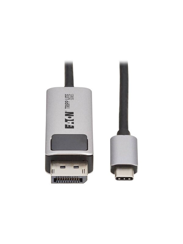 Eaton Tripp Lite Series USB-C to DisplayPort Active Adapter Cable M/M 8K 60Hz 4K 144Hz HDR 4:4:4 HDCP 2.3 Black 3ft