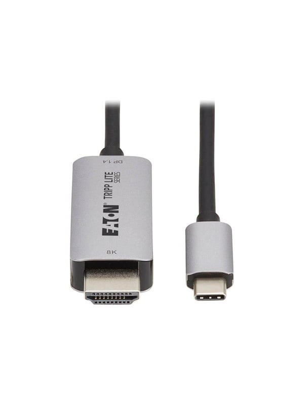 Eaton Tripp Lite Series USB-C to HDMI Active Adapter Cable M/M 8K60 Hz 4K 144Hz HDR 4:4:4 HDCP 2.3 Black 3ft