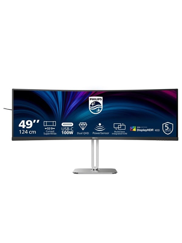 Image of 49" Philips 49B2U5900C - 5120x1440 - 75Hz - VA - 100W USB-C - KVM switch