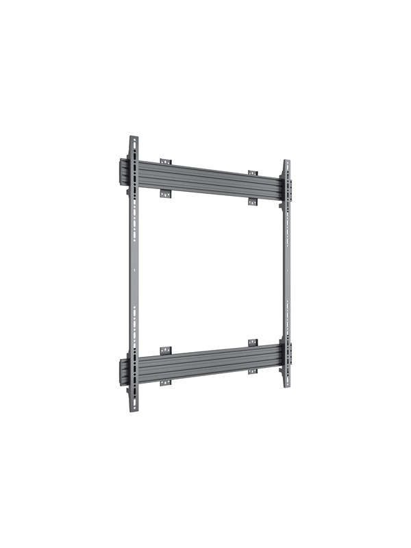 Multibrackets M Pro Series mounting kit - single side - for LCD display - fixed - black - Max 150 kg - recommended for 75"-140"