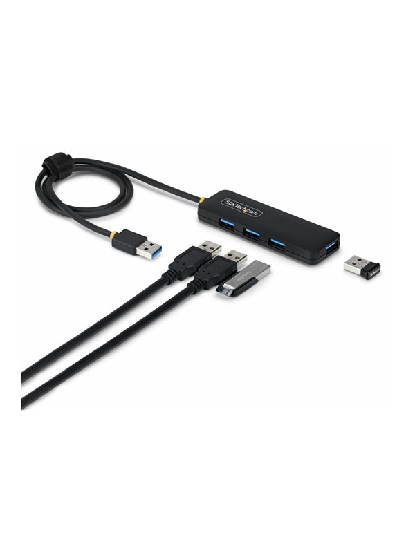 StarTech.com - hub - 4 ports USB-Hubs - USB 3.2 - 4 - Schwarz