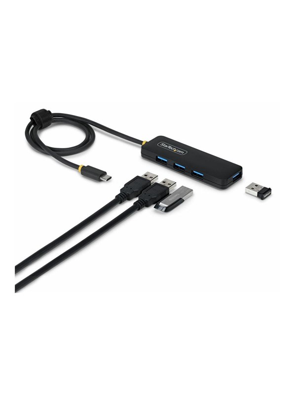StarTech.com - hub - 4 ports USB-Hubs - USB 3.2 - 4 - Schwarz