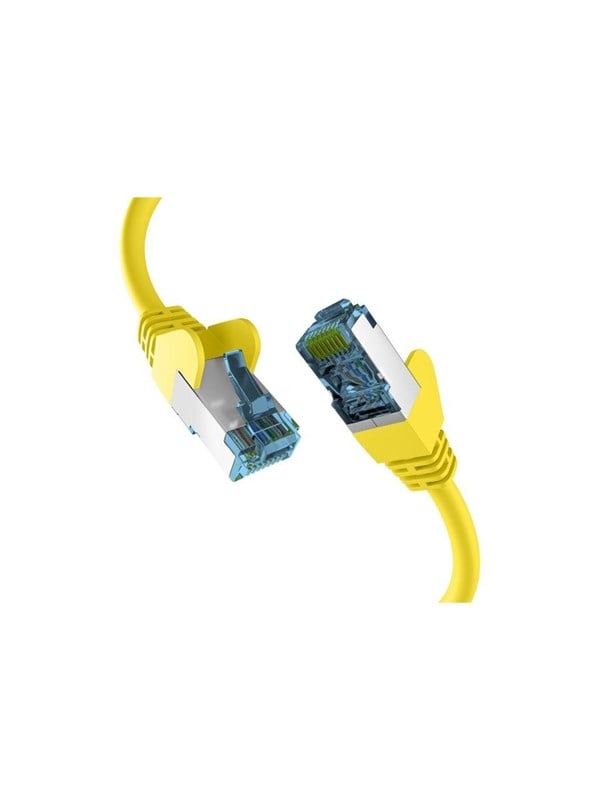 M-CAB EFB-Elektronik patch cable - 10 m - yellow - Gelb - 10m