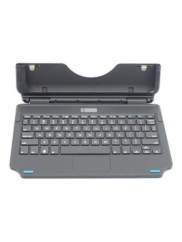 Gamber-Johnson LLC Gamber-Johnson - keyboard and folio case - slim attachable - with 2-button touchpad - QWERTY - US Input Device - Tastatur  Folio-Set - Englisch US - Schwarz