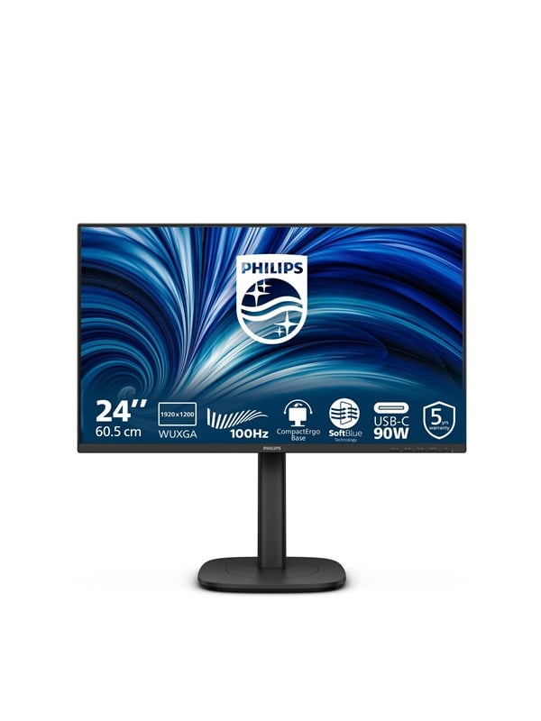 Image of 24" Philips 24B2U3301D - 1920x1200 - 100Hz - IPS - 90W USB-C