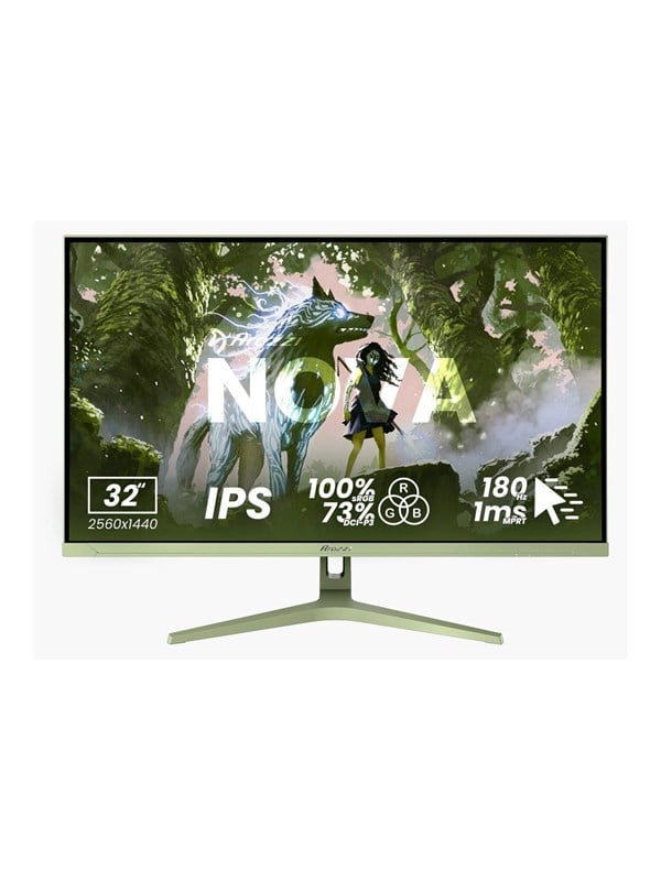 Arozzi TFT Nova 32" IPS 180Hz waldgrün (2560 x 1440 Pixel, 31.50"), Monitor, Grün - Bild 3