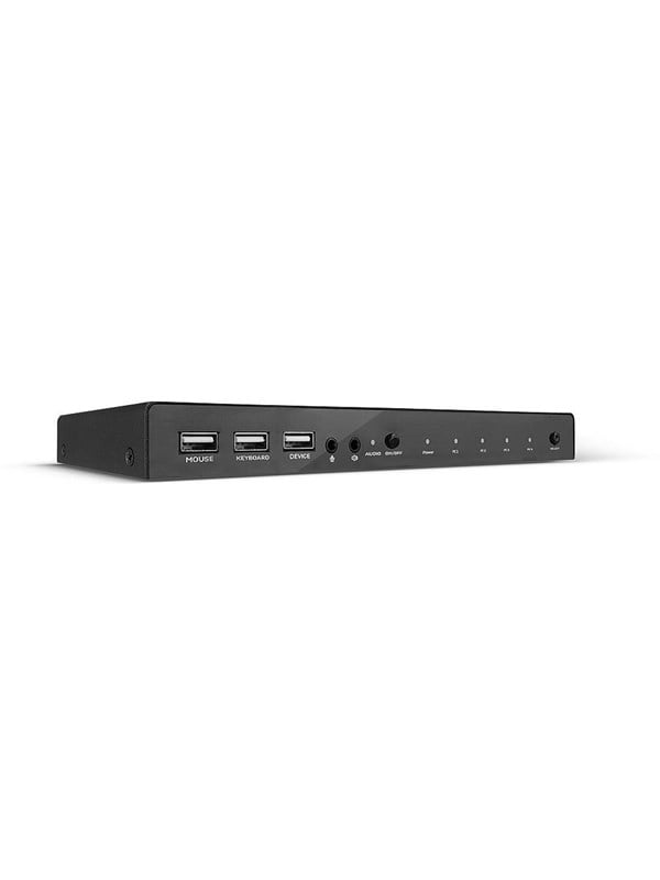 Lindy 4-Port HDMI 4K60 USB 20  Audio KVM Switch