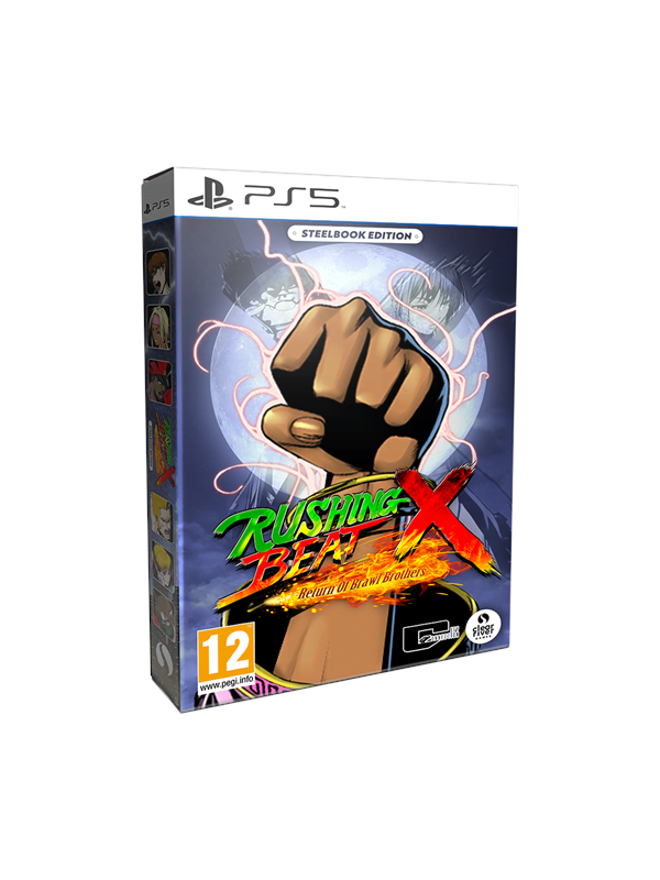 RUSHING BEAT X: Return Of Brawl Brothers (Steelbook Edition) - Sony PlayStation 5 - Beat 'em Up - PEGI 12