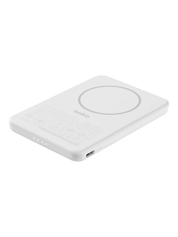 Belkin BoostCharge wireless power bank - slim - magnetic 24 pin USB-C - 15 Watt