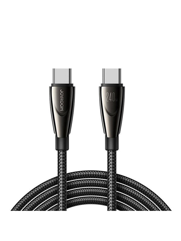 Image of Joyroom Kabel Pioneer 240W USB C zu USB C SA31-CC5 / 240W/ 1,2m (schwarz)