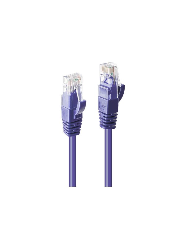 48121 RJ45 Netzwerkkabel Patchkabel cat 6 u utp 050 m Violett 1 St - Lindy