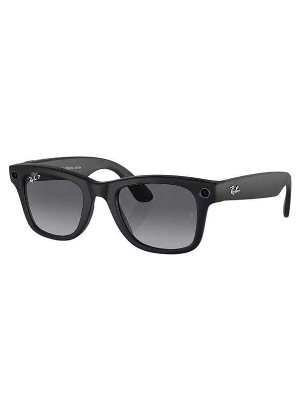 Meta META Ray-Ban Wayfarer L Matt Schwarz, polarisiert Graphitgrau