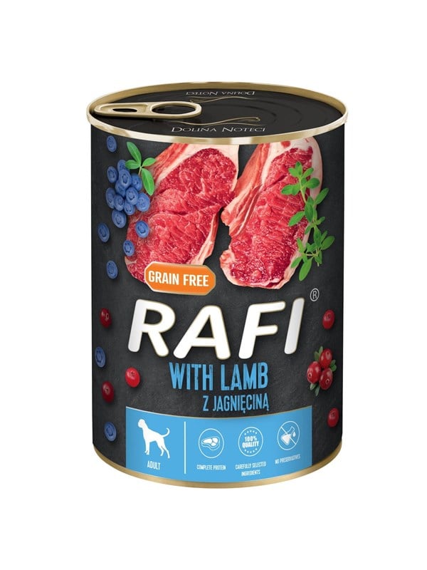 RAFI Lamm Blaubeeren  Cranberries 400g Adult EU