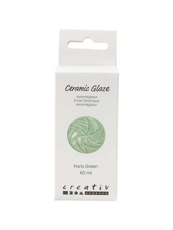 Creativ Company - Ceramic Glaze 984-1101 C Opaque Paris Green - 60ml