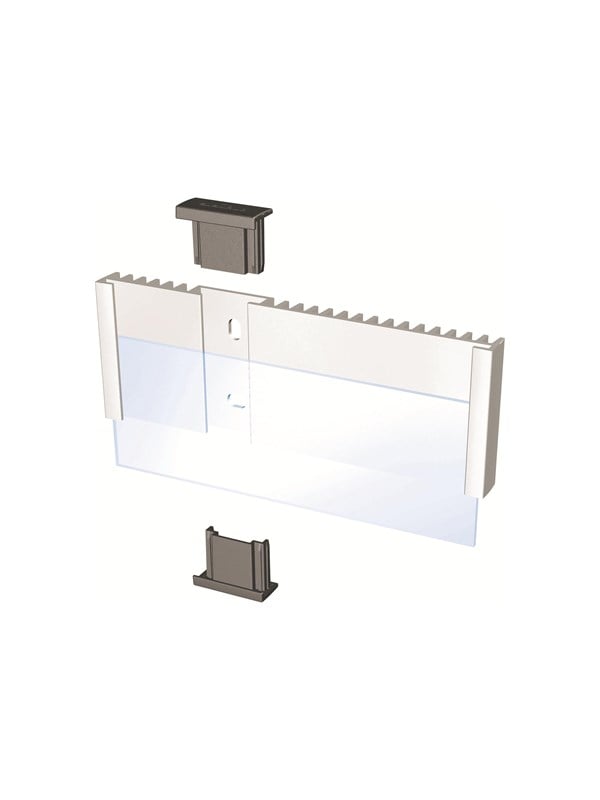 DURABLE Trschild mit modernem Alurahmen und Kartoneinlage Zum Anschrauben inkl Montageset