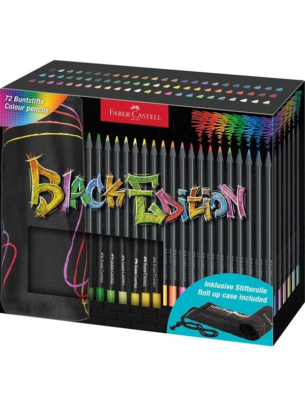 Faber-Castell Buntstifte Black Edition Stifterolle