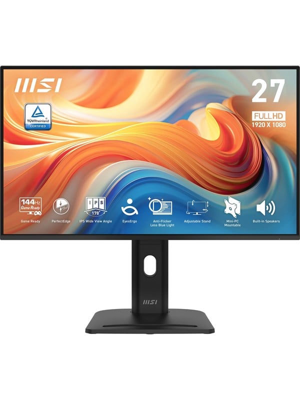 27 MSI PRO MP275PG - 1920x1080 FHD - 144Hz - IPS