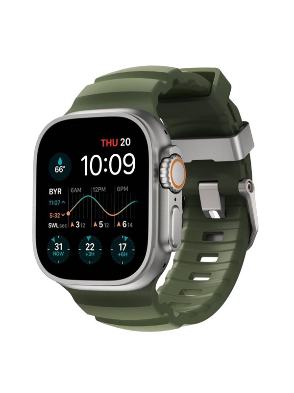 Nomad Rocky Point Band - 46mm49mm  Forest  Natural Hardware