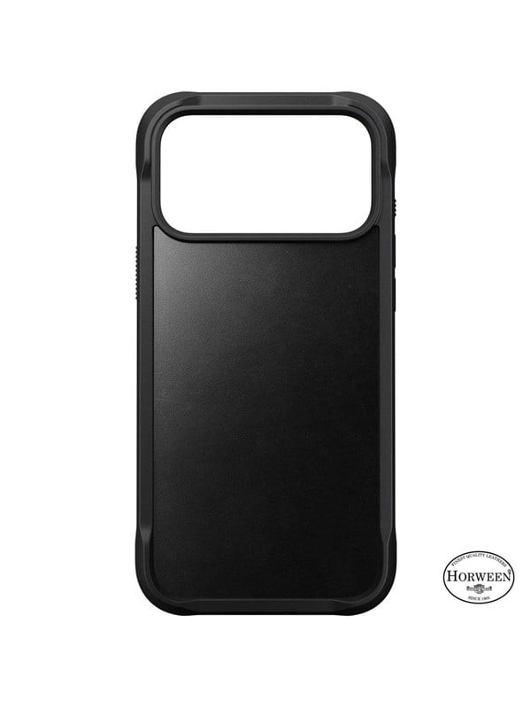 Nomad - Rugged Leather Case - iPhone 17 Pro Max  Black  Horween