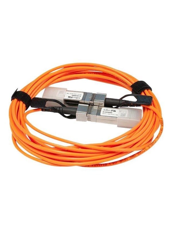 MikroTik 10GBase direct attach cable - 5 m - Orange - 5m