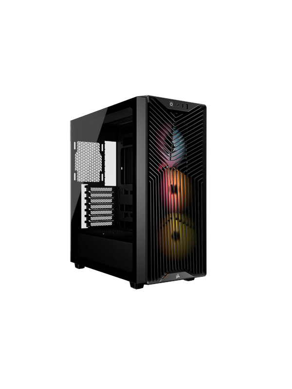 Image of Corsair 3200D RS ARGB Black - Gehäuse - Miditower - Schwarz