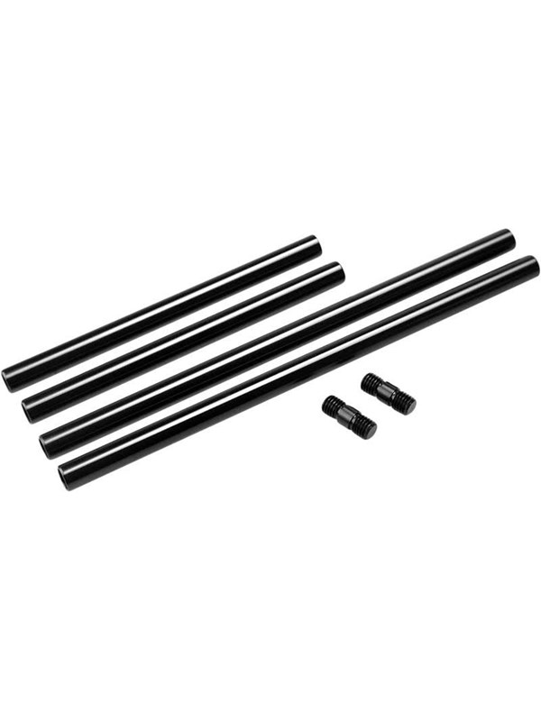 SmallRig-varillas de aleación de aluminio negras, combinación de 15mm con rosca M12 para accesorios universales para cámara DSLR (6 uds) 1659