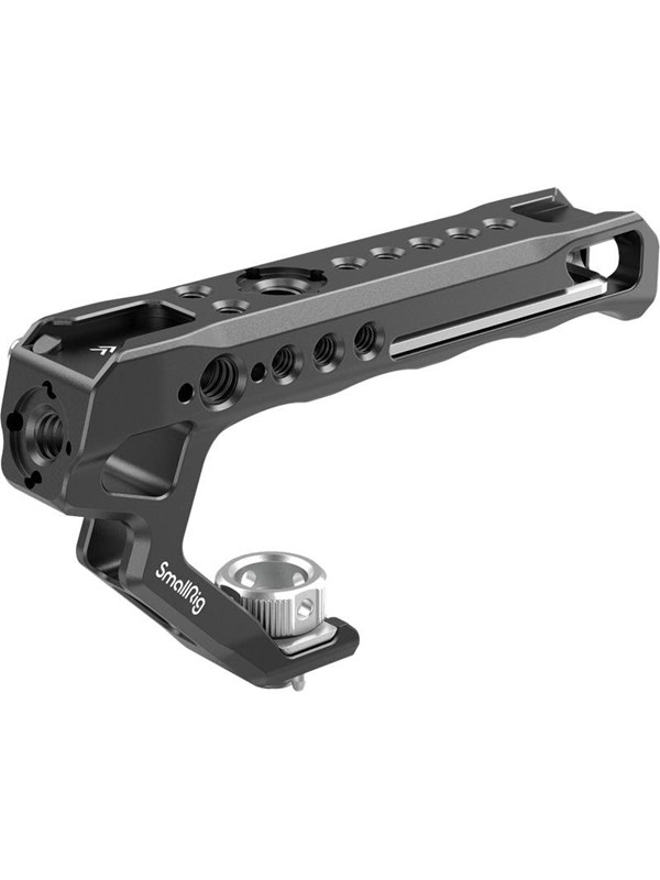 Mango superior SmallRig DSLR con orificios de localización de 3/8 "-16 para ARRI Grip para jaula de cámara plataforma Universal con zapata fría-3765