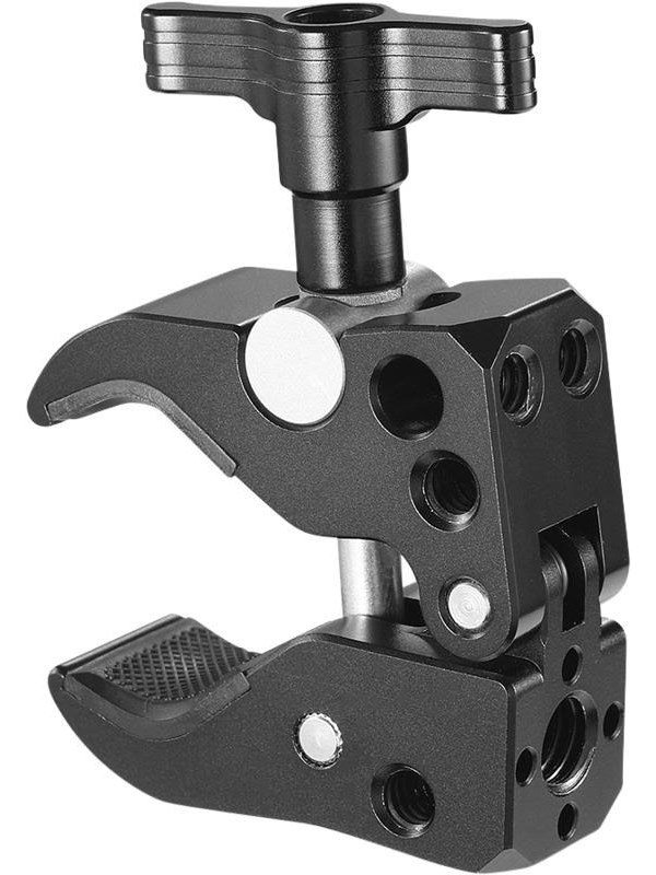 Súper abrazadera SmallRig con orificios roscados de 1/4 pulgadas y orificio de localización Arri para varillas, cámaras, ganchos para luces, abrazadera para cámara -2220