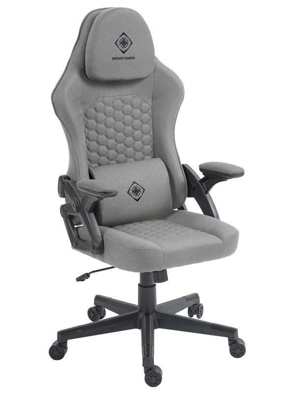 Deltaco DC130 Gaming Gaming Stuhl - Grau - Stoff