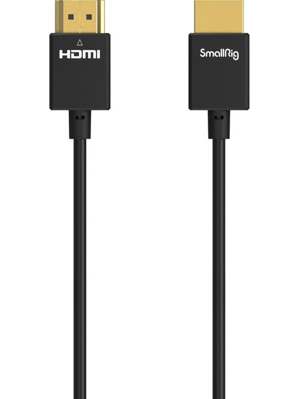 SmallRig Cable Ultra delgado 4K, 35cm/ 55cm, puertos para cámara BMPCC 6K DSLR/Monitor/transmisor de vídeo inalámbrico y Cable receptor 2956B