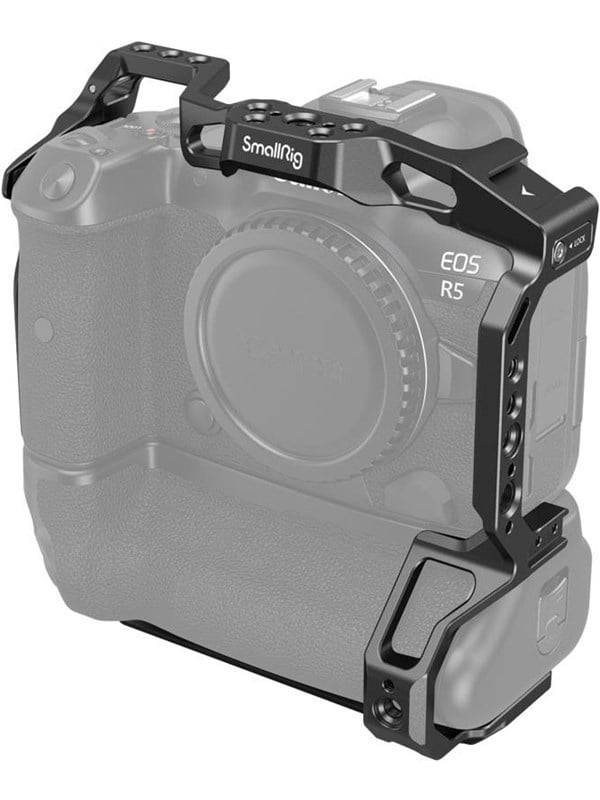 SmallRig 3464 Cage for Canon EOS R5  R6  R5C  R6 Mark II with BG-R10 Battery Grip