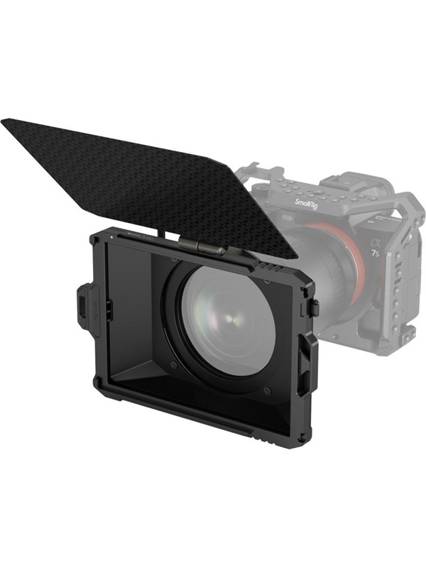 SmallRig Mini Matte Box Lite para cámaras DSLR sin espejo, Compatible con lente de 52mm/55mm/58mm/62mm/67mm/72mm/77mm/82mm/86mm 3575