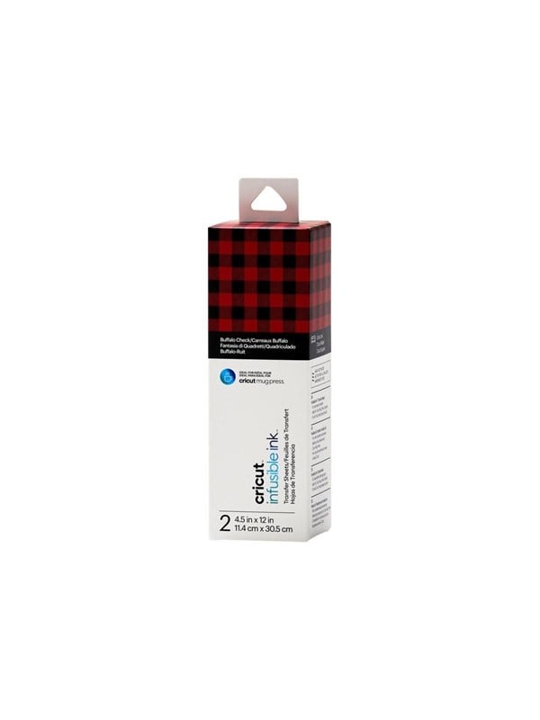 Cricut Infusible Ink - transfer paper - 114 x 305 mm - 2 sheets - buffalo check