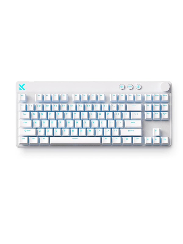 MCHOSE Mix 87 Mount Tai Magnetic Hall Effect - Gaming Tastaturen - ohne Numpad - Englisch (US) - Weiss