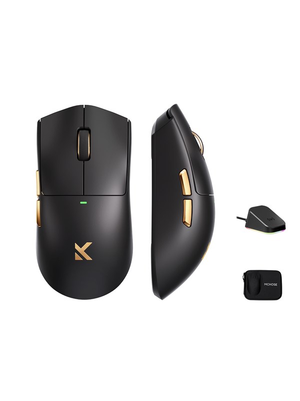 MCHOSE K7 Ultra Lightweight Wireless - Gaming Maus (Schwarz)