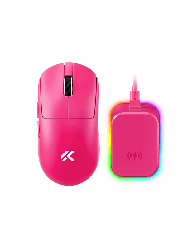 MCHOSE A7 V2 Ultra+ Lightweight Wireless - Gaming Maus (Rot)