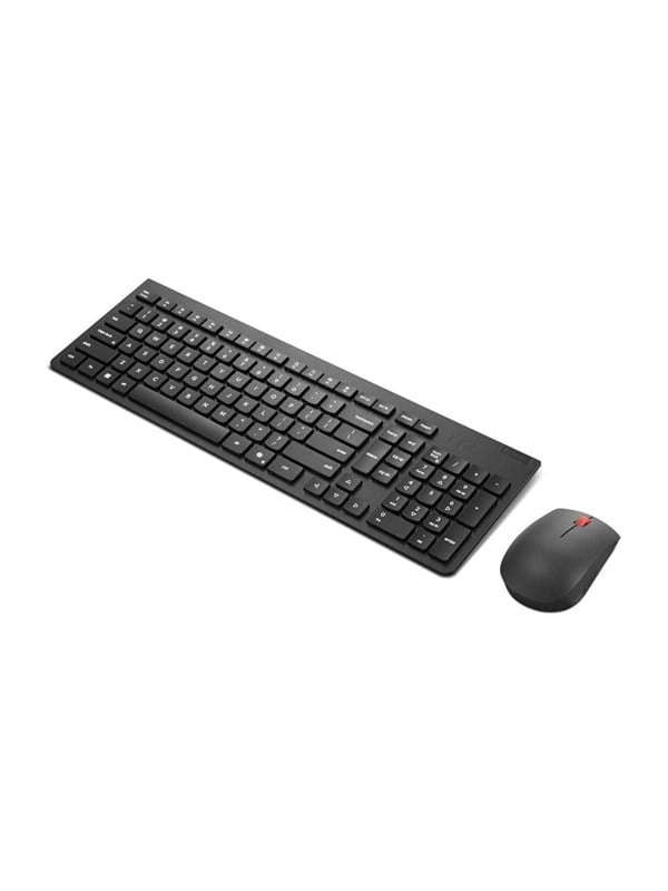 Lenovo Essential Wireless Combo Gen 2 - keyboard and mouse set - QWERTY - Icelandic - black Input Device - Tastatur & Maus Set - Isländisch - Schwarz