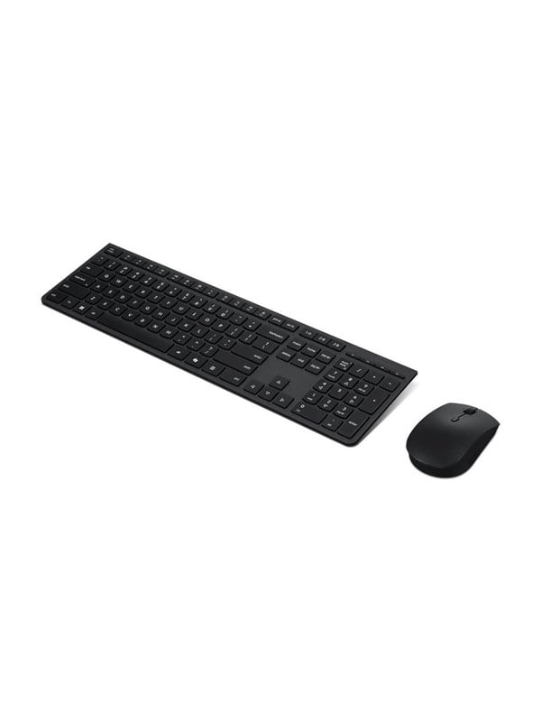 Lenovo Professional - keyboard and mouse set full size - QWERTY - Norwegian - grey Input Device - Tastatur & Maus Set - Norwegisch - Grau