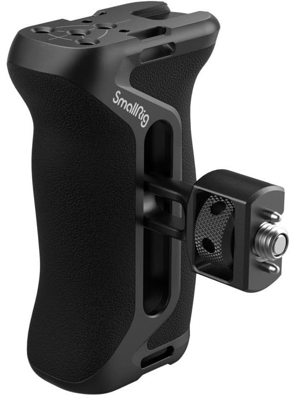 Manija lateral SmallRig con tornillo de localización dos en uno de 1/4" y 3/8", empuñadura de jaula de cámara universal para Sony para Canon para Niko 4346