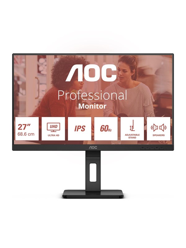 27 AOC U27E3UF - 3840x2160 4K - 60Hz - IPS