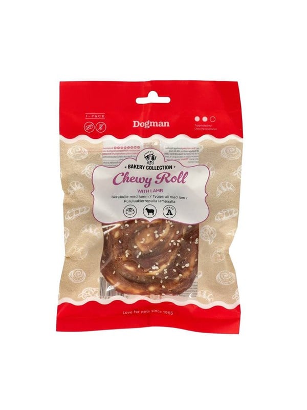 Dogman Bakery Collection Kaurolle mit Lamm 10cm