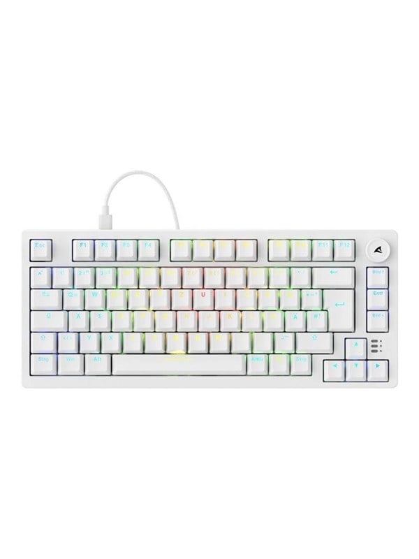 Sharkoon Skiller SGK25 - keyboard - 75 - QWERTZ - German - white Input Device - Tastatur - 75 - Deutsch - Weiss
