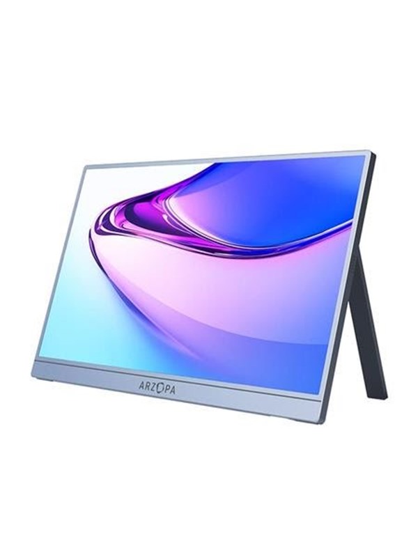 Image of 14" Arzopa A1S Portable Monitor - Silver Gray