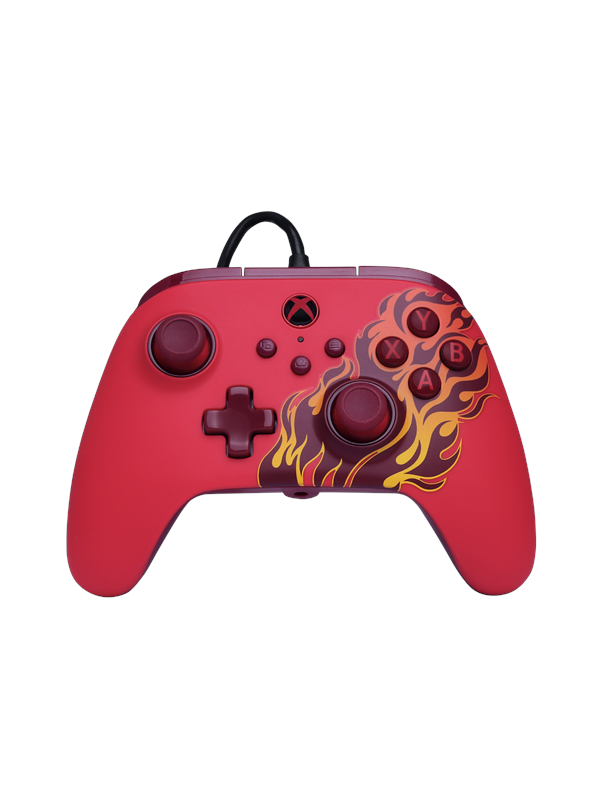 PowerA Kabelgebundener Controller Advantage für Xbox Series X|S - Rote Glut - Controller